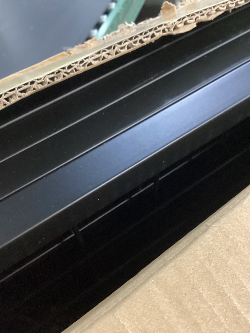 Condition photo showing Good Condition for grid wall display panel heavy-duty foldable, 2ft x 5ft black wire wall grid 2-pack with 10 hooks, spring-loaded pins( flat base) for retail display racks,vendor booth display stand, trade exhibits
