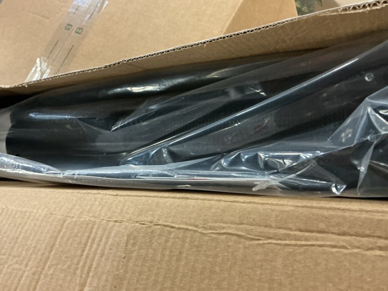 Condition photo showing Good Condition for reinforced 42" tall retractable dog gate, 155" extra long retractable baby gate with support rods - prevent crawling under, indoor/outdoor retractable gate extra tall baby gate retractable fence/black black (42" tall x 155" wide)
