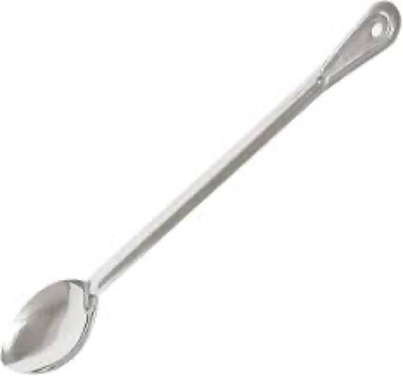 Solid Brewing Spoon, Stainless Steel, 18-Inch Extra-Long Handle (Solid, 18) Solid 18