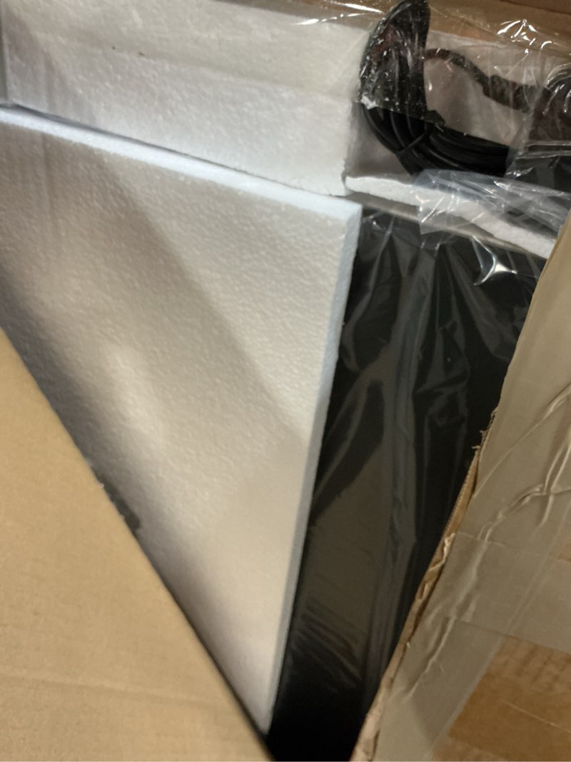 Condition photo showing New/Like New for Hasipu Vanity Mirror with Lights, 41.3" x 30" LED Makeup Mirror, Lighted Makeup Mirror with Dimmable 3 Modes, Touch Screen Control Vanity Mirror Round White White/ Round 41.3"L x 30"W