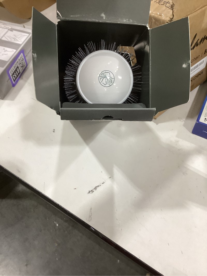 Condition photo showing New/Like New for Round Brush for Blow Drying - Extra Large Ceramic Ion Thermal Barrel for Precise Styling and Maximum Volume - Lightweight Hair Brush for Smooth Manageable Hair (Bristle 3.4 in, Barrel 2.5 in) 2.5 Inch