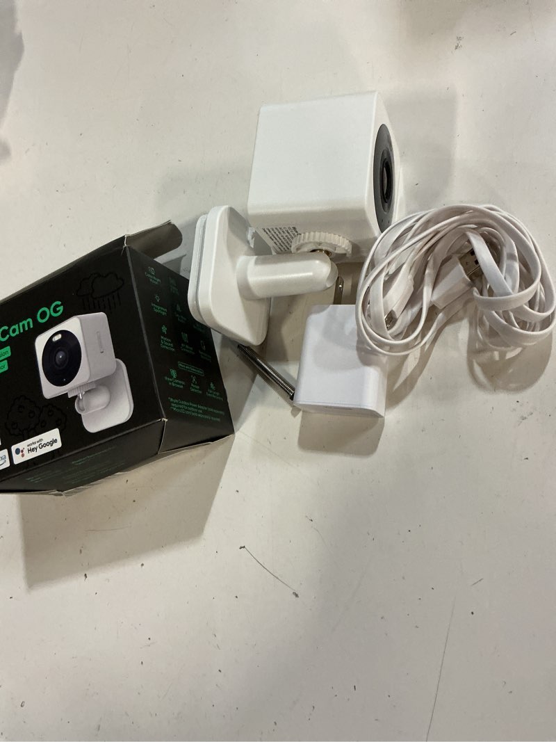 Condition photo showing Good Condition for wyze cam og wired indoor outdoor 1080p hd smart home security camera
