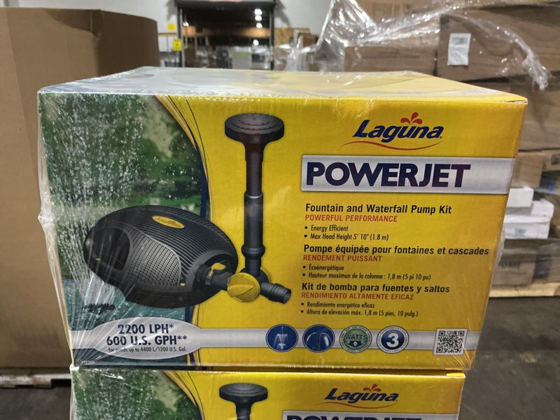 Condition photo showing New/Like New for Laguna PowerJet 600 Fountain/Waterfall Pump Kit - Ponds Up to 1200 Gallons