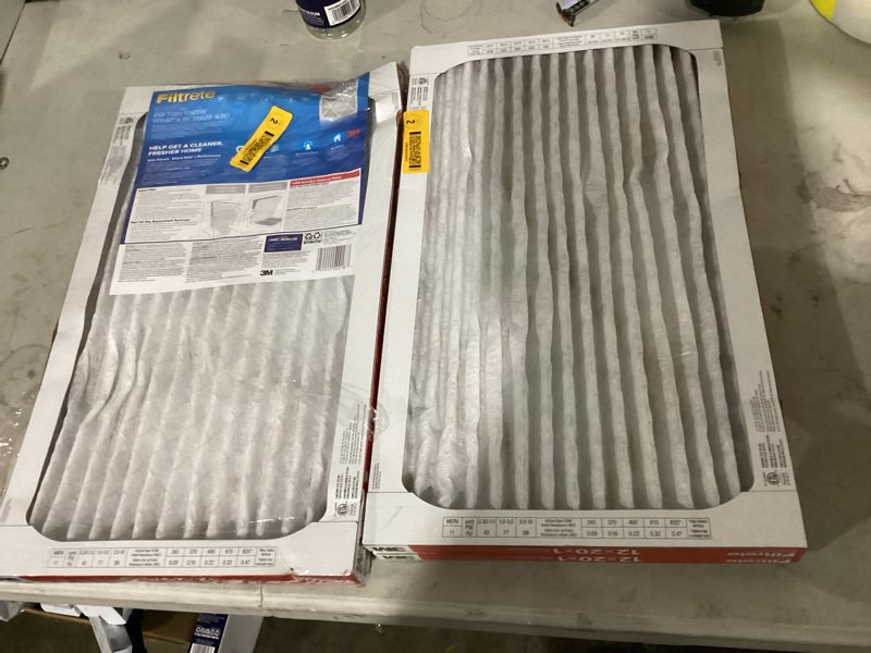 Condition photo showing Good Condition for filtrete 12-in w x 20-in l x 1-in merv 11 1085 mpr allergen defense extra electrostatic pleated air filter (4pack)