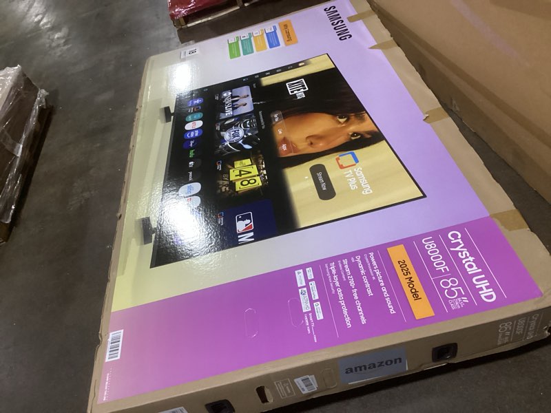 Condition photo showing Good Condition for Samsung 85-Inch Class Crystal UHD U8000F 4K Smart TV (2025 Model) Endless Free Content, Crystal Processor 4K, MetalStream Design, Knox Security, Alexa Built-in