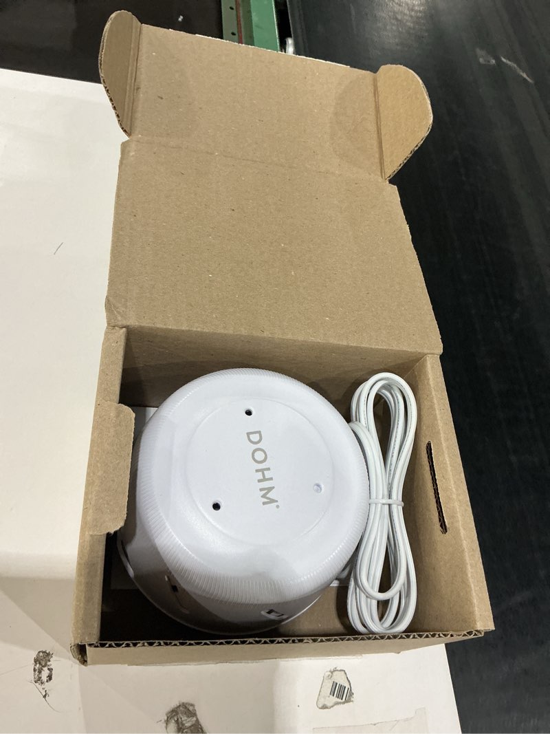 Condition photo showing Good Condition for yogasleep dohm uno white noise sound machine, real fan inside for non-looping white noise, sleep aid, office privacy & meditation for adults & baby, registry gift (white) white pack of 1