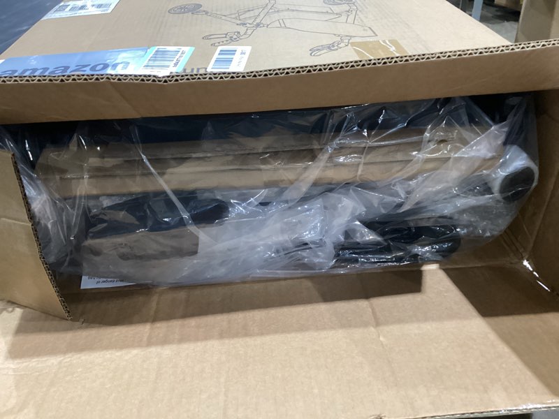 Condition photo showing New/Like New for FlyingJoy Folding Rollator Walker with Seat and Extra Wide Backrest, Rollators with All Terrain Large 8-inch Wheels for Seniors, Rolling Walkers with Cup & Cane Holder, Supports up to 300 lbs (Blue)