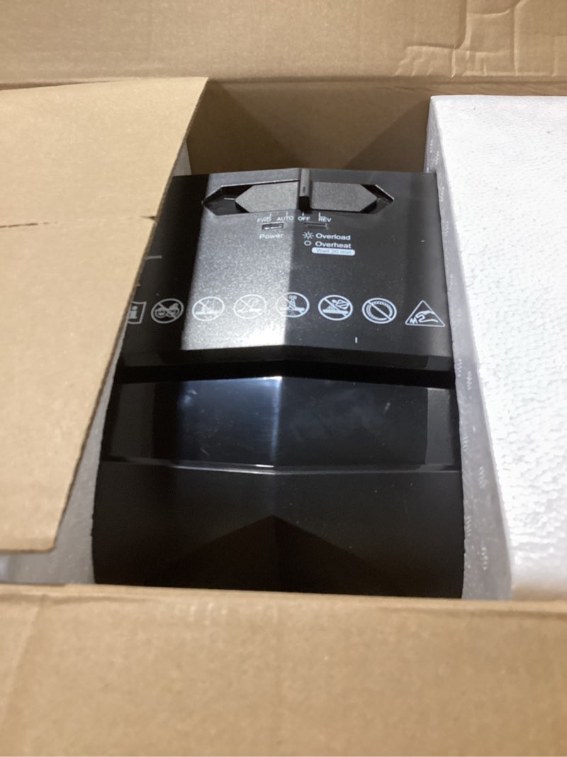 Condition photo showing Good Condition for bonsaii 12-sheet micro cut shredders for home office, 60 minute p-4 security level paper shredder for cd, credit card, mails, staple, clip, with jam-proof system & 4.2 gal pullout bin c266-b 12 sheet-6 0mins