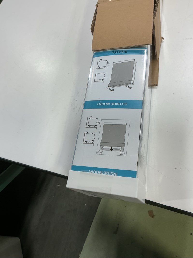 Condition photo showing New/Like New for Changshade Blackout Roller Shades for Window, Cordless Blackout Blinds with Cassette Valance,Room Darkening Roller Blinds,Easy to Install for Bedroom,Living Room,Office,27" W72 H,Beige Beige 27"W72"H(Amazon warehouse)