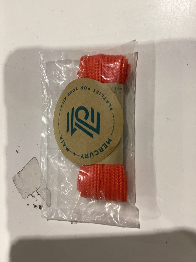 Condition photo showing New/Like New for Thick Fat Shoe Laces for Sneakers - Chunky Jumbo Wide Shoelaces - Stay Tied - USA Made 63 inches Orange