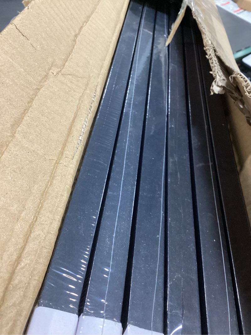 Condition photo showing Good Condition for seseat 16x24 picture frame black set of 6, display pictures 16x24 without mat for wall mounting, wall gallery poster frames black 16x24