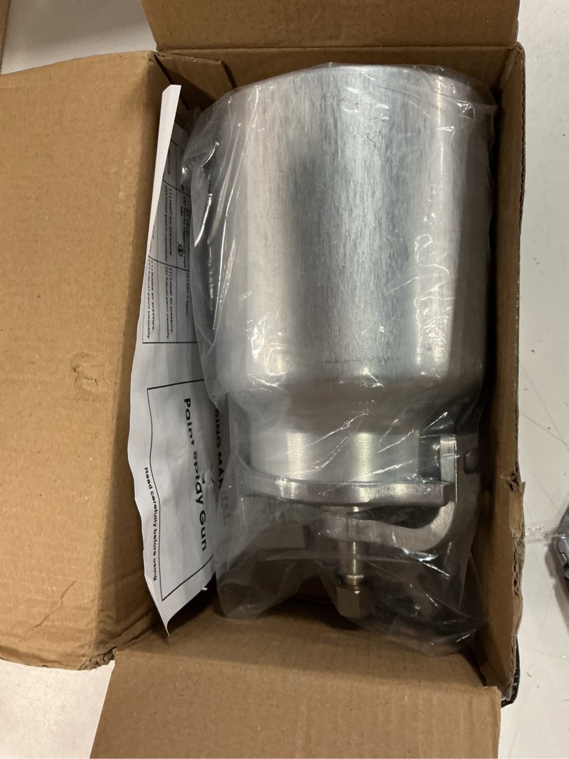 Condition photo showing Good Condition for professional paint spary gun, high pressure siphon feed spray gun with 1000cc cup, nozzle tip size 3.0mm for automotive, household and furniture(3.0mm)