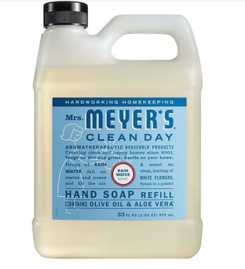 MRS. MEYER'S CLEAN DAY Mrs. Meyer's Clean Day Liquid Hand Soap Refill, 33 Ounce (2 count) 