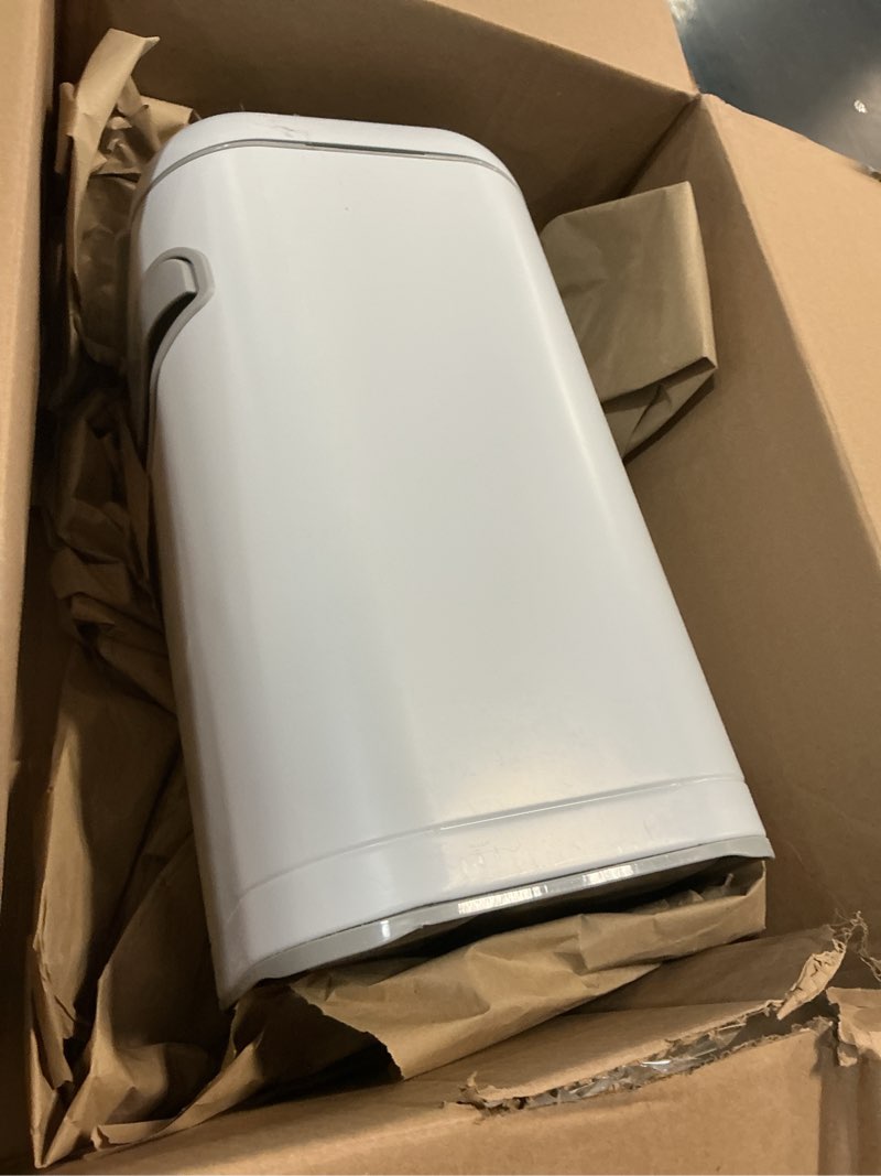 Condition photo showing As Is for Litter Genie Platinum Pail Made of Durable Stainless Steel Includes 1 Easy Roll Refill