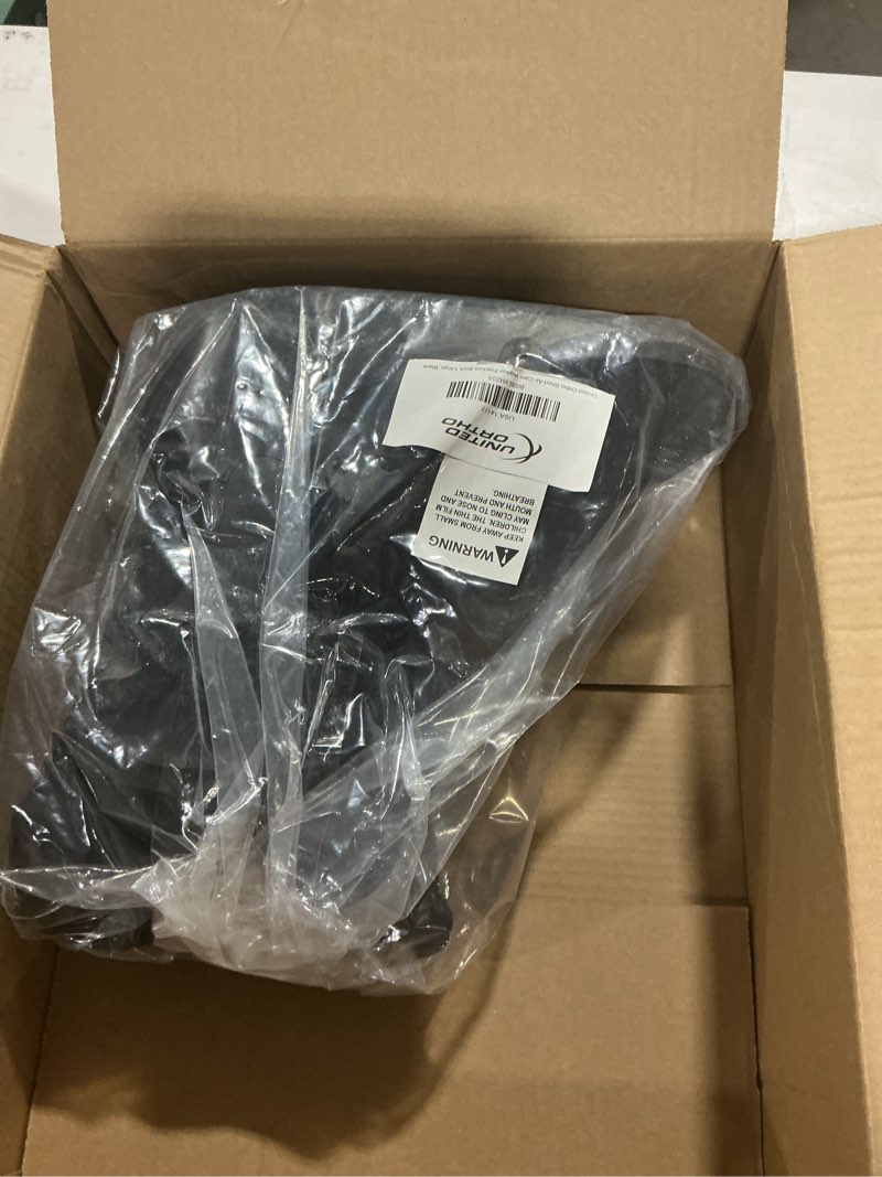 Condition photo showing Good Condition for united ortho short air cam walker fracture boot, large, black black large boot
