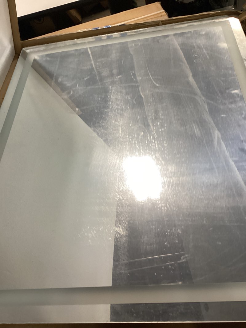 Condition photo showing Good Condition for 30X36 LED Bathroom Mirror with Lights, Anti-Fog, Backlit + Front Lit, Lighted Bathroom Vanity Mirror for Wall, Memory Function, Dimmable, Tempered Glass, Shatter-Proof 30"L x 36"W