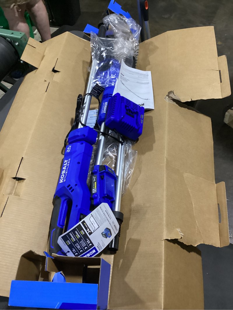 Condition photo showing Good Condition for kobalt 24-volt 8-in 2 ah electric pole saw battery included , charger included