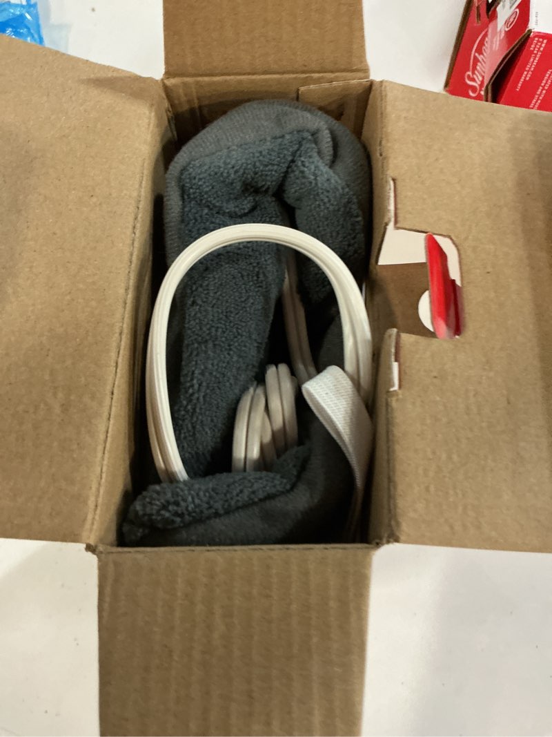 Condition photo showing As Is for Sunbeam Premium Sunbeam Heating Pad with Compact Storage, Standard Size, Gray Grey Standard Size