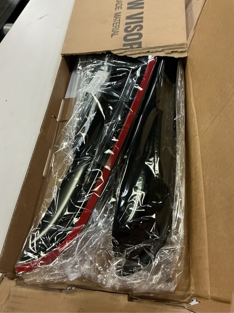 Condition photo showing Good Condition for window visors rain guards for 2007-2013 chevy silverado/gmc sierra 1500/avalanche crew cab, window vent wind deflectors visors shades for 2007-2014 silverado/sierra 2500hd-3500hd/suburban/yukon xl 2007-2013 silverado/sierra crew cab
