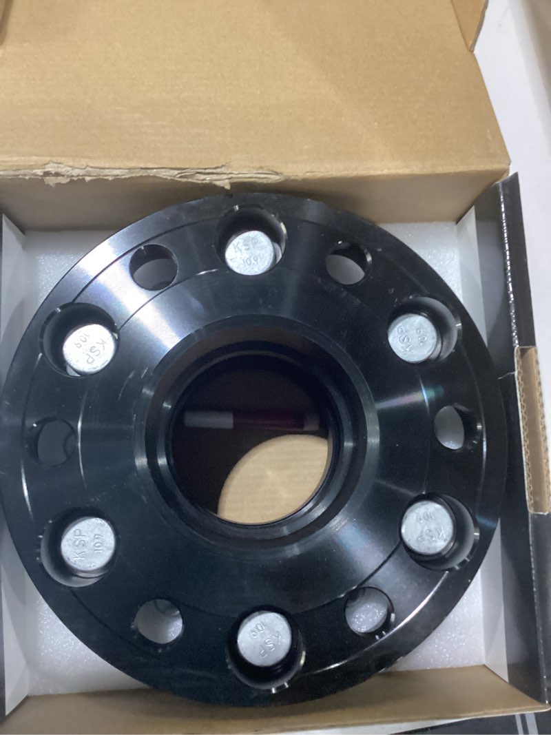 Condition photo showing Good Condition for KSP 6X5.5 Wheel Spacers for Silverado Sierra,1.5"(38mm) Real Forged Spacers with 78.1mm Hub Bore M14x1.5 Studs fit for Tahoe Avalanche Express Suburban Sierra Yukon 1.5"-6x5.5-4pcs black