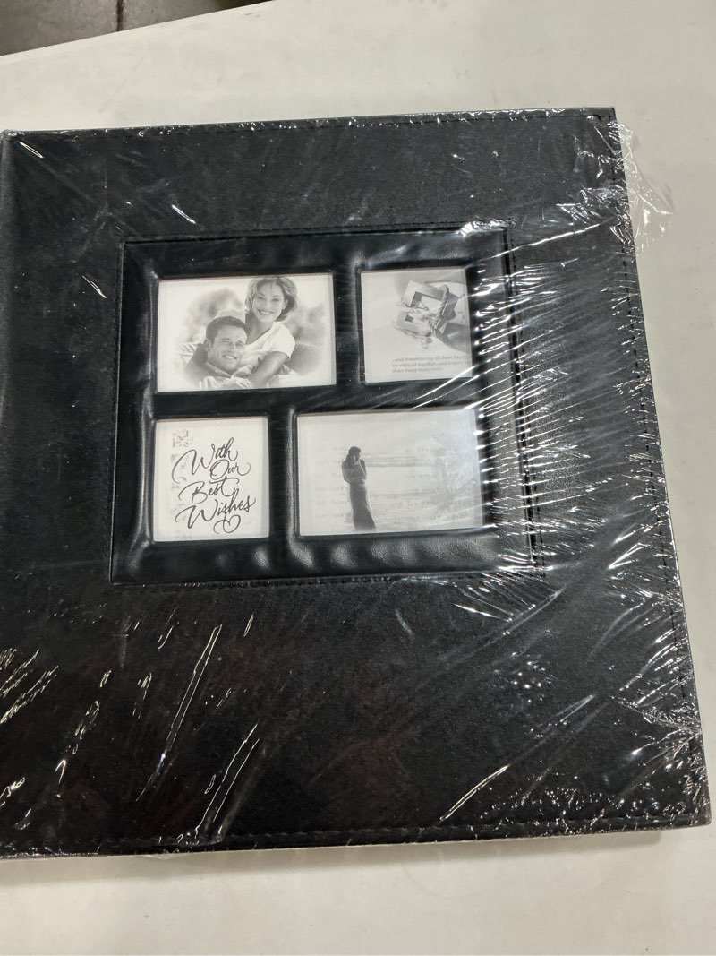 Condition photo showing Good Condition for recutms photo album 4x6 1000 pockets photos, extra large capacity family wedding picture albums holds 1000 horizontal and vertical photos (black) 1000 pockets black