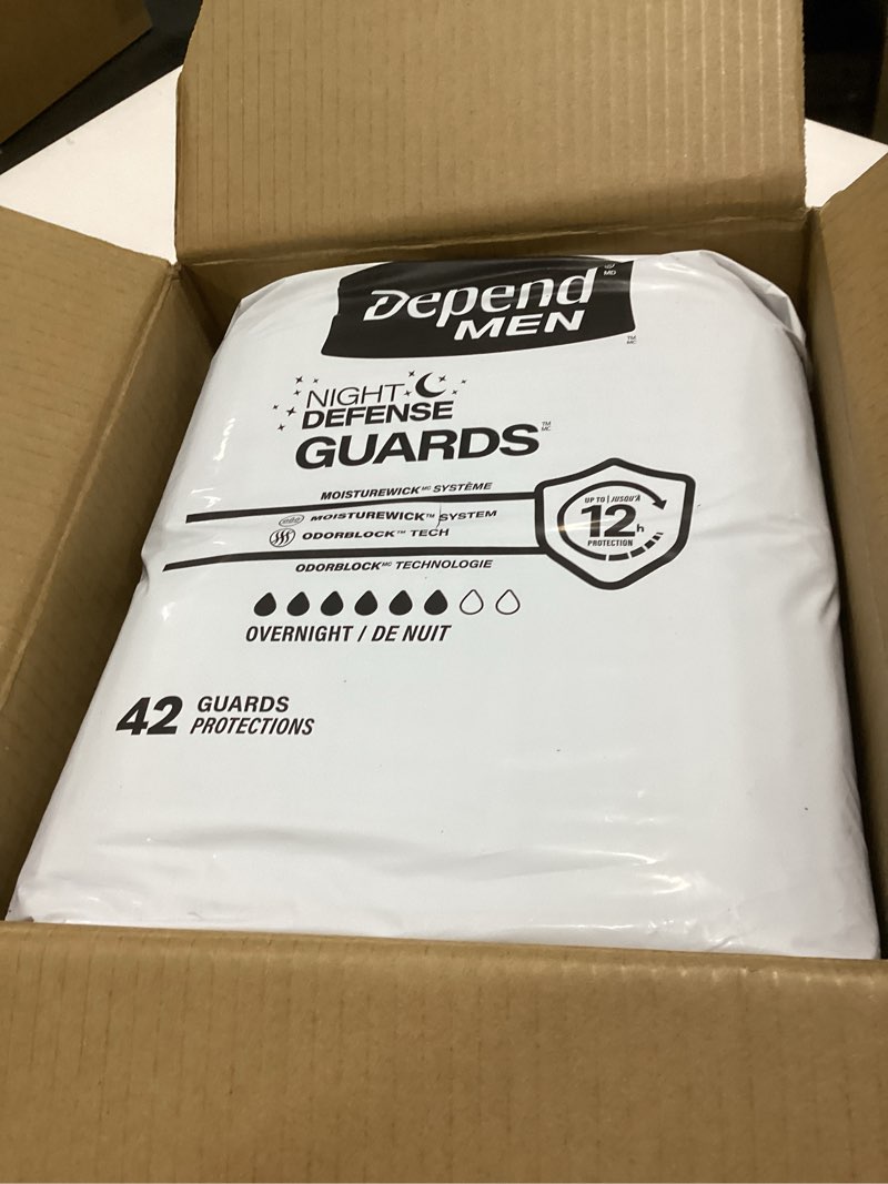 Condition photo showing Good Condition for depend fresh protection adult diapers, incontinence underwear for men, disposable, maximum, large, grey, 72 count (2 packs of 36), packaging may vary large 72