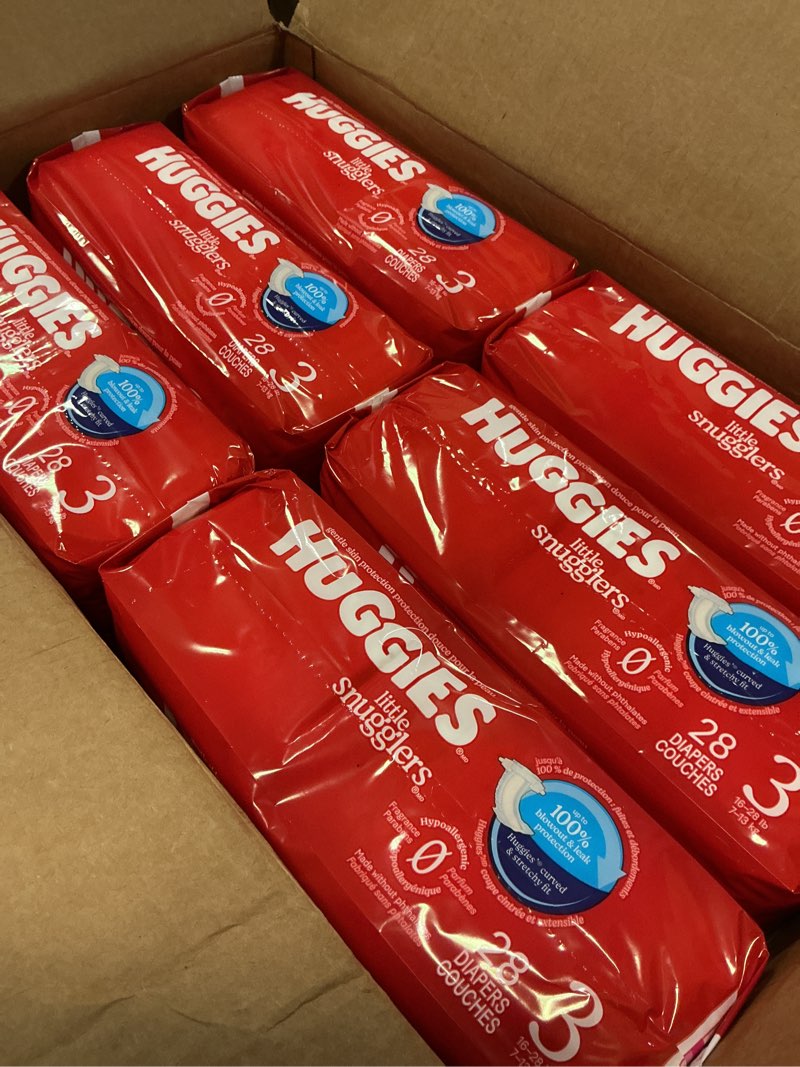 Condition photo showing Good Condition for Huggies Little Snugglers Disposable Diapers - Size 3 - 168ct