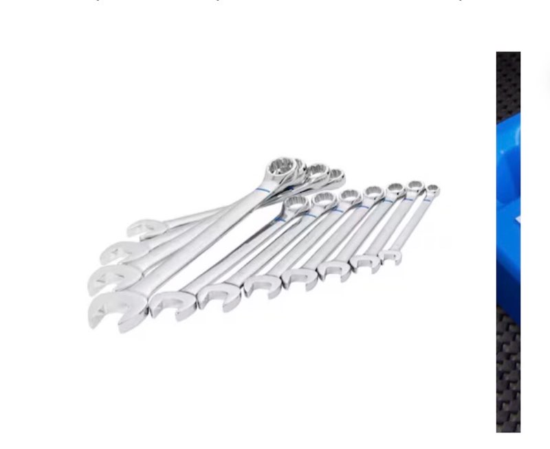 Kobalt 10 -Piece Set 10 point Metric Standard Combination Wrench (no case)