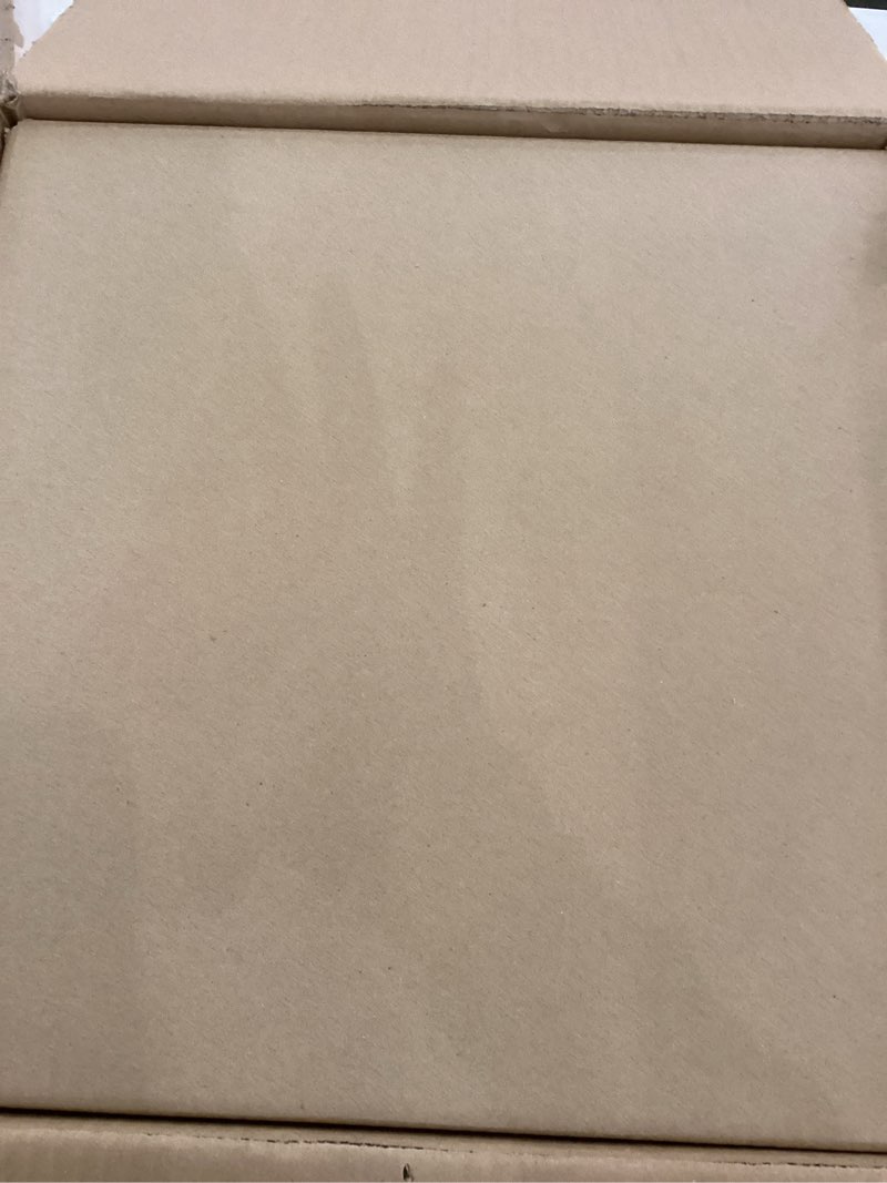 Condition photo showing As Is for VONLUCE Semi-Flush Mount Ceiling Light, 15" Modern 3-Light Ceiling Light Fixture with White Drum Shade 3 E26 Sockets for Bedroom Entryway Living Room, Black Finish, ETL Certificated Black 15"