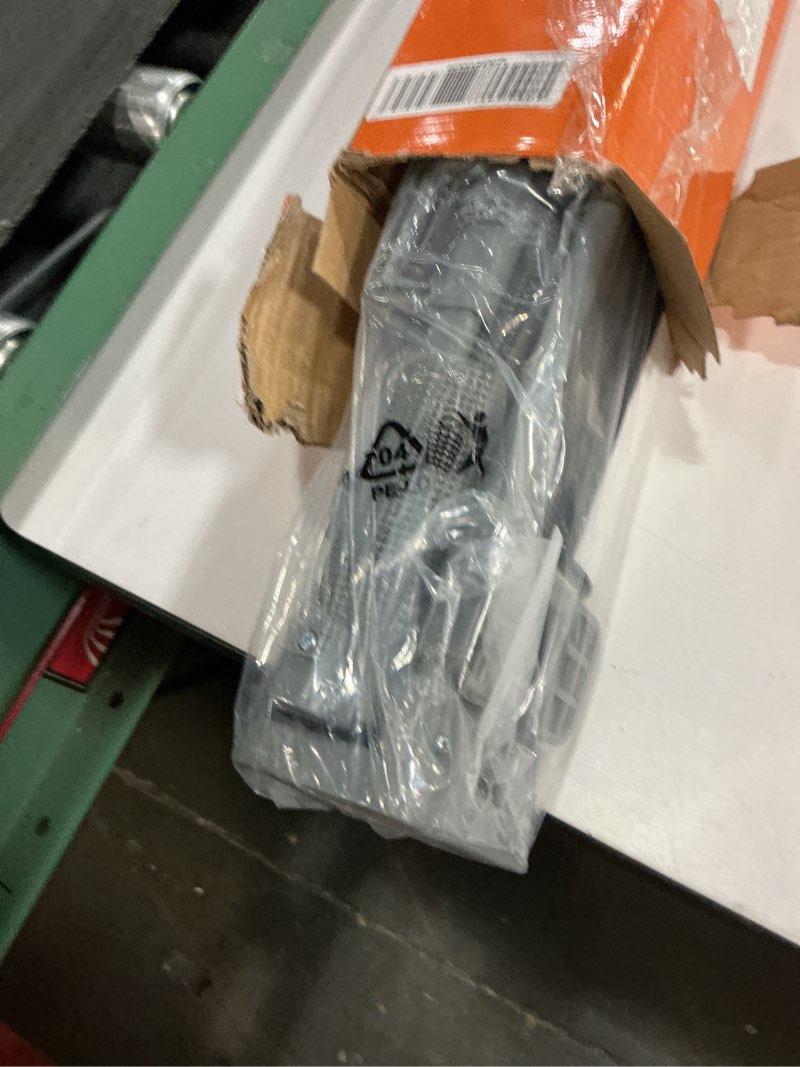 Condition photo showing New/Like New for Reinforced 120 Inch Extra Wide Retractable Baby Gate with Support Rods, 33” Tall Retractable Pet Gate for Dogs, Indoor/Outdoor 10 Feet Mesh Child Gates for Wide Openings, Extra Wide Dog gate, Gray Gray 33" Tall x 120" Wide? With Reinforced Bar ?