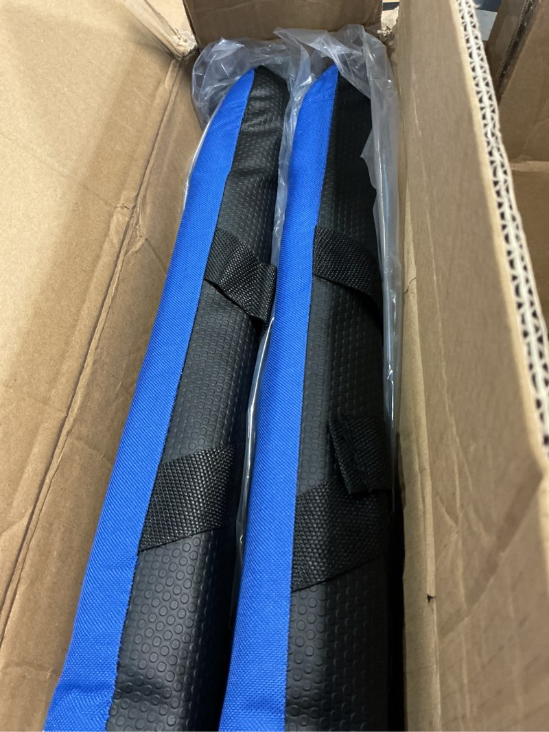 Condition photo showing Good Condition for Sheenive Stadium Seat with Back Support Padded Bleacher Chairs with Back and Cushion, Portable Folding Bleacher Seat with Armrest, 6 Reclining Positions, Large Stadium Seat with Cup Holders & Pockets 24.5" Wide Blue, 2 Pack