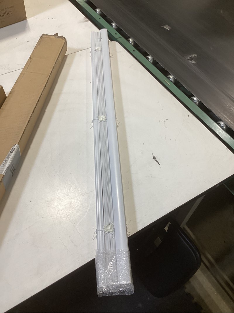 Condition photo showing Good Condition for lazblinds cordless white 1" room darkening vinyl mini blinds, 40" w x 48" h horizontal window blinds for home, cordless shades for indoor windows white 40"w x 48"h