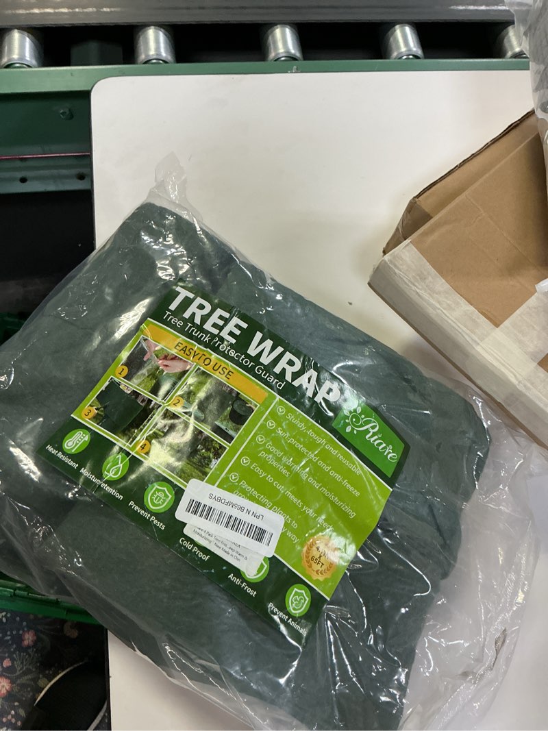 Condition photo showing New/Like New for Riare 4 Pack Tree Wraps to Protect Bark for Winter- Total 260 Feet Cold-Proof Tree Trunk Guard Wrap Protection for Damaged Bark, Tree Protectors from Deer Animals, Frost, Freeze