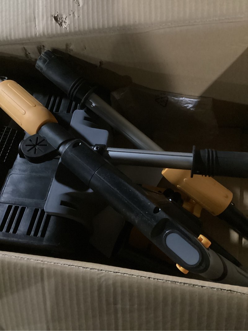 Condition photo showing As Is for Cordless Snow Shovel Compatible with DeWalt 20V Max Battery, 11" Electric Snow Blower w/ 20FT Max Throw & Adjustable Handle, Snow Thrower for Driveway, Deck, Patio, Steps(Tool Only) Black (Battery and charger not included)