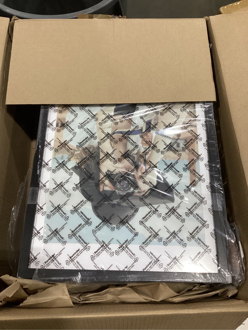 picrit 12x17 picture frame set of 12, display 11 x 14 with mat or 12 x 17 without mat, photo frames 
