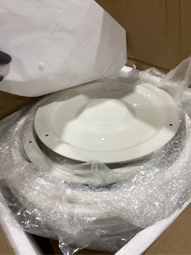 Condition photo showing Good Condition for imacone maifanite-coated chafing dishes for buffet of 4, 6qt white chafing dish buffet set stainless steel chafer set, roll edge food warmers for parties, wedding, birthday, church events, catering 4-pack white