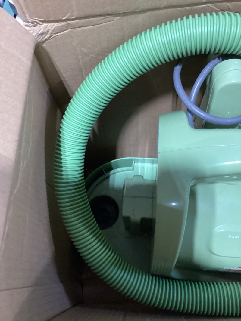 Condition photo showing As Is for BISSELL Little Green Multi-Purpose Portable Carpet and Upholstery Cleaner, Car and Auto Detailer, with Exclusive Specialty Tools, Green, 1400B