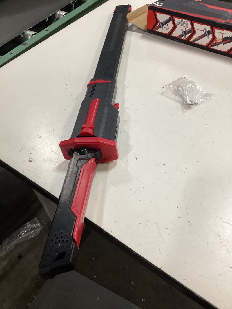 Condition photo showing Good Condition for lightsaber 31.5" spark sword with mist hit sound, 8 color light up cyberpunk swords toy, for cosplay, dueling, party 31.5 in - red
