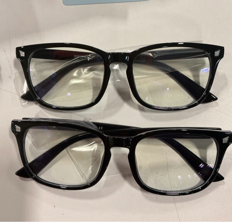 livho High Tech Blue Light Glasses - Advanced 99% Blue Light Blocking Computer Glasses - Anti Eyestrain & UV Glare Protection Assorted designs 2 pcs)