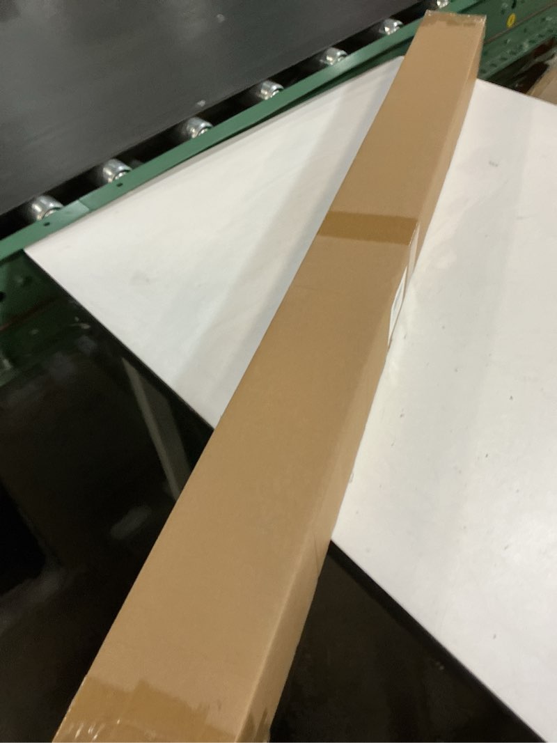 Condition photo showing New/Like New for white tension curtain rods for windows 40-146 inches heavy duty tension rod adjustable curtain rods no drilling for bathroom living room outdoor patio hold up blackout curtains and non slip 40-146in white-1 pack