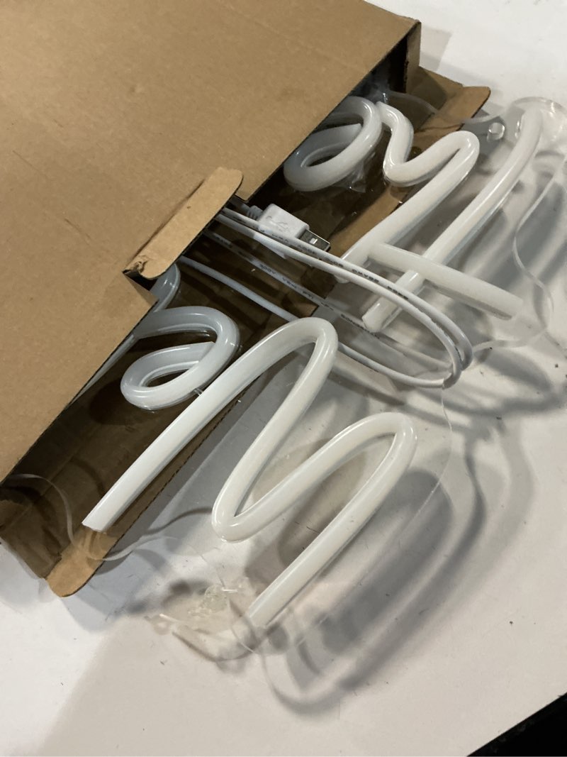 Condition photo showing Good Condition for britrio welcome to the jungle neon sign for safari jungle themed party baby shower kids birthday gift bedroom bar club led neon light wall decor 5v usb powered with switch 15.75 inch warm white warm white welcome to jungle