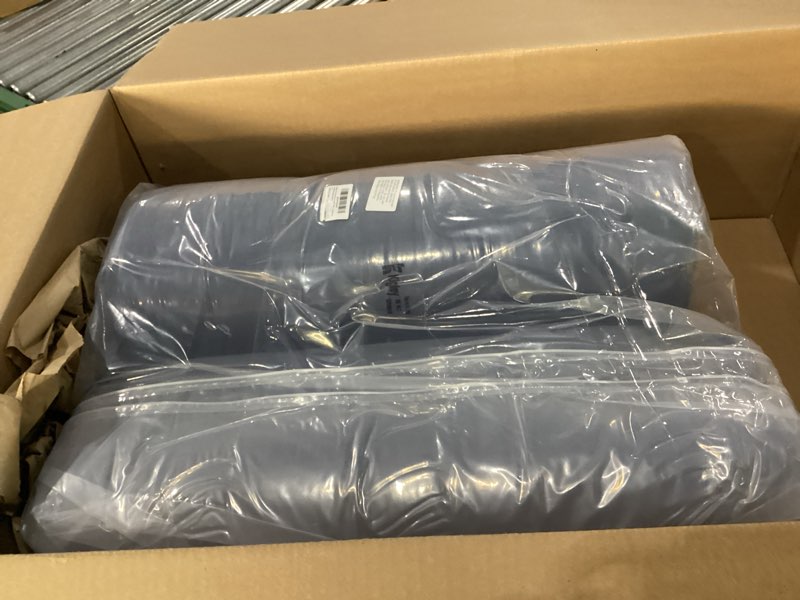 Condition photo showing New/Like New for kigley 2 pcs outdoor chaise lounge cushions with 3 side pocket 74.5 x 22 x 4.7 inch patio chaise lounge cushion, water-repellent and fade-resistant tufted summer replacement(navy blue) 74.5 x 22 x 4.7 inches navy blue 2