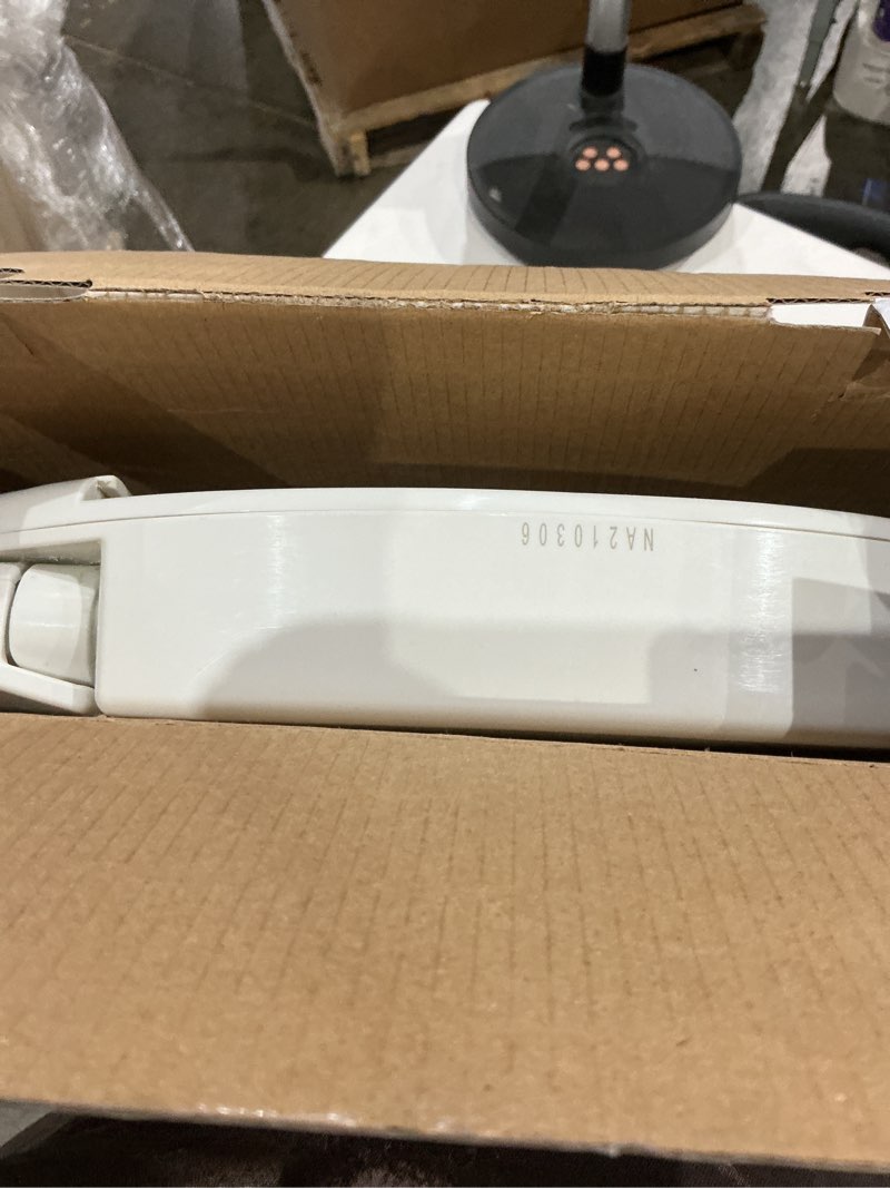 Condition photo showing As Is for brondell swash ecoseat non-electric bidet seat for elongated toilet in white