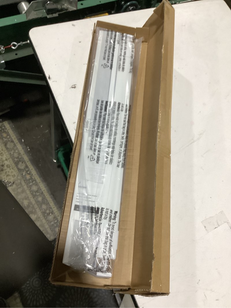 Condition photo showing As Is for lazblinds no tools no drill cordless cellular shades, top down bottom up (tdbu) honeycomb shades for home, blackout light blocking thermal insulation blinds for windows, 27" w x 48" h, white blackout - white 27" w x 48" h