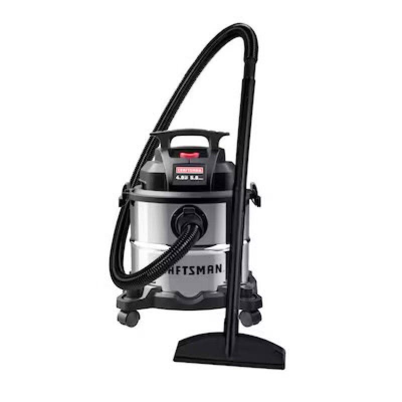 CRAFTSMAN 5-Gallon 4 HP Corded Wet/Dry Shop Vacuum with Accessories Included