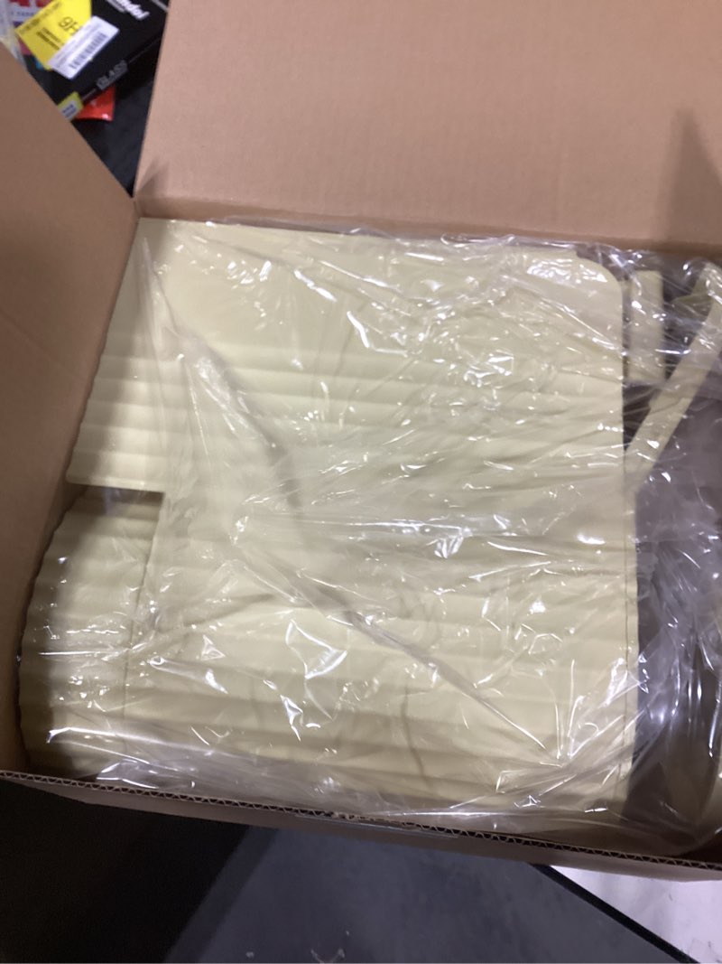 Condition photo showing Good Condition for Automatic Cat Food Feeder and Water Dispenser,2 in 1 Gravity Cat Feeder and Water Dispenser with Stainless Steel Bowl,2 Pack Large Capacity Self Feeding for Small Medium Pets Puppy Kitten Beige 1 Gallon x 2