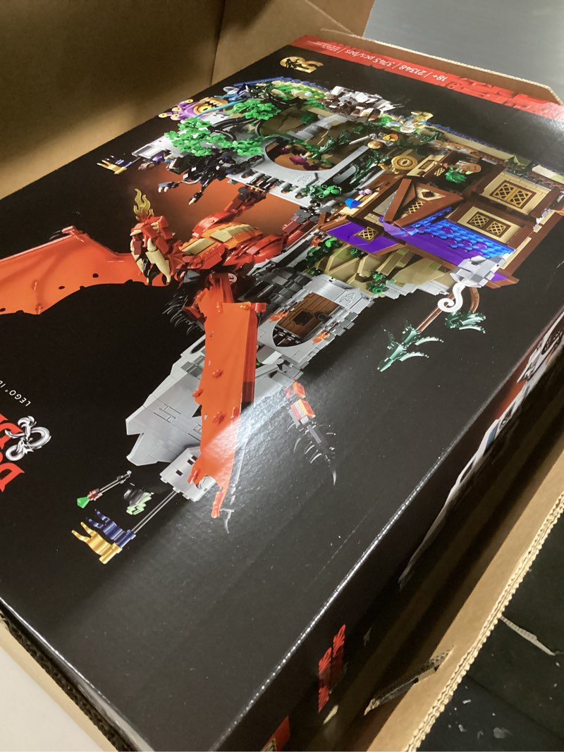LEGO Ideas Dungeons & Dragons: Red Dragon’s Tale Building Set for Adults, Dungeons and Dragons Gift 
