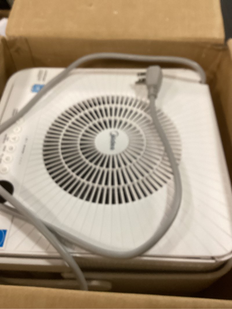 Condition photo showing As Is for Midea Cube 50 Pint Dehumidifier for Basement and Rooms at Home for up to 4,500 Sq. Ft., Built-in Pump, Drain Hose Included, Smart Control, Works with Alexa (White), ENERGY STAR Most Efficient 2023 4,500 Sq. Ft. with Pump