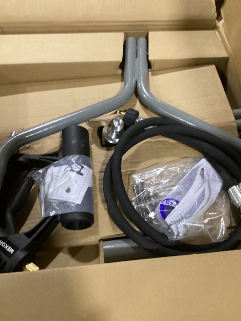 Condition photo showing As Is for mekoh pressure washer surface cleaner 20'', 4500psi power washer surface cleaner attachment with wheels, pressure washer accessory for driveway sidewalk curb deck patio cleaning, 3/8'' quick-connect serenity