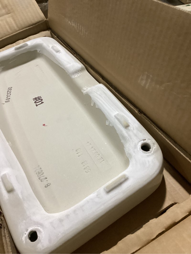 Condition photo showing As Is for toto® drake® washlet®+ two-piece elongated 1.6 gpf tornado flush® toilet with s5 bidet seat, cotton white - mw7763446csg#01
